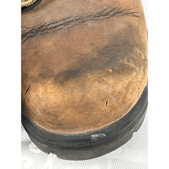 Red Wing Men's‎ Work Boots Brown Size 12 D Leather Steel Toe Imperfections - Picture 3 of 14